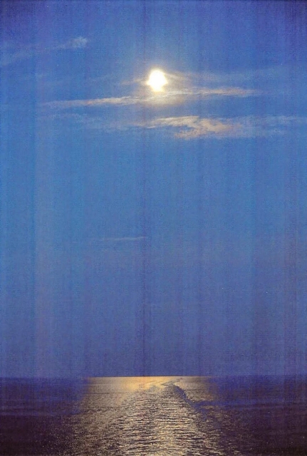 28. 月の光、海の鏡